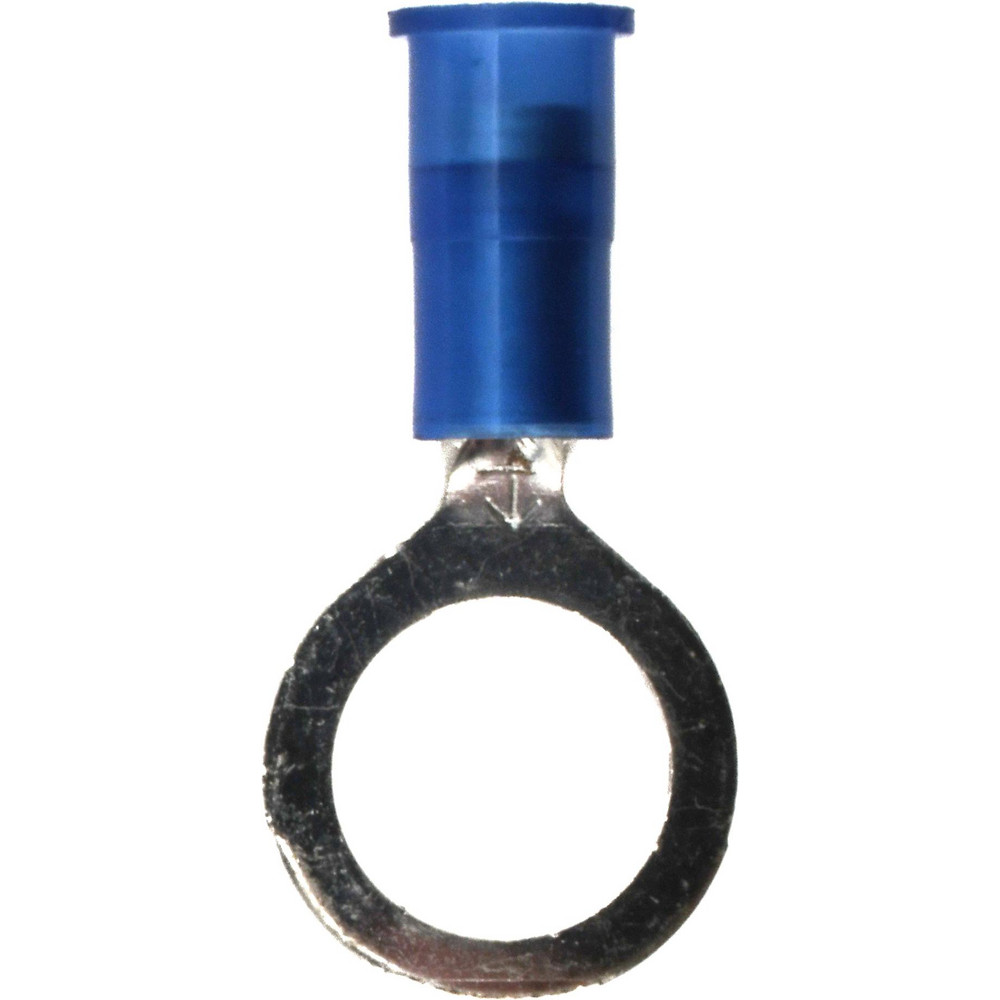 3M Circular Ring Terminal: Partially Insulated, 12 to 10 AWG, Crimp Connection - 7010397382
