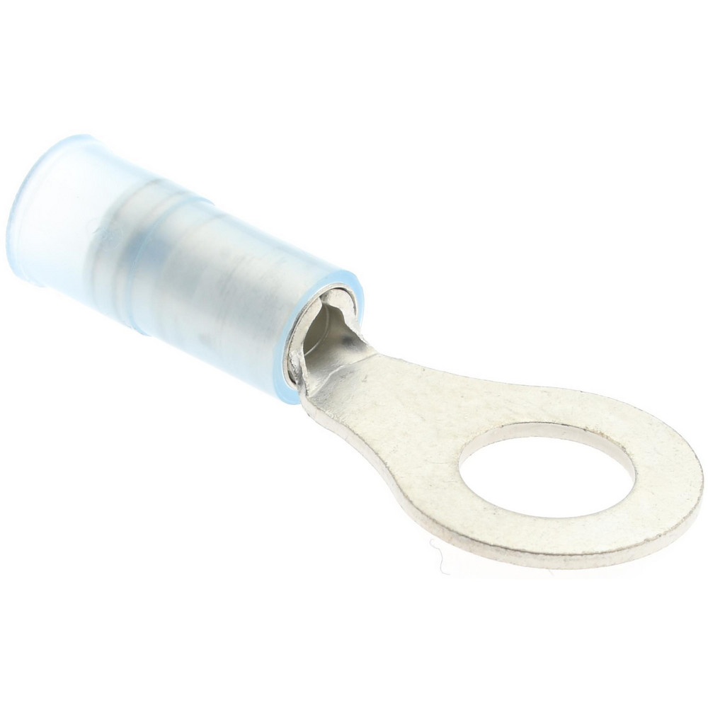 3M Circular Ring Terminal: Partially Insulated, 16 to 14 AWG, Crimp Connection - 7010397418