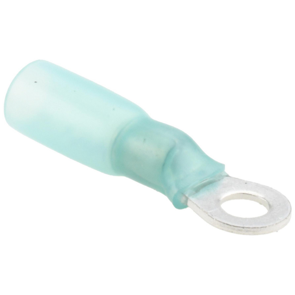 3M Circular Ring Terminal: Partially Insulated, 16 to 14 AWG, Crimp Connection - 7010397418