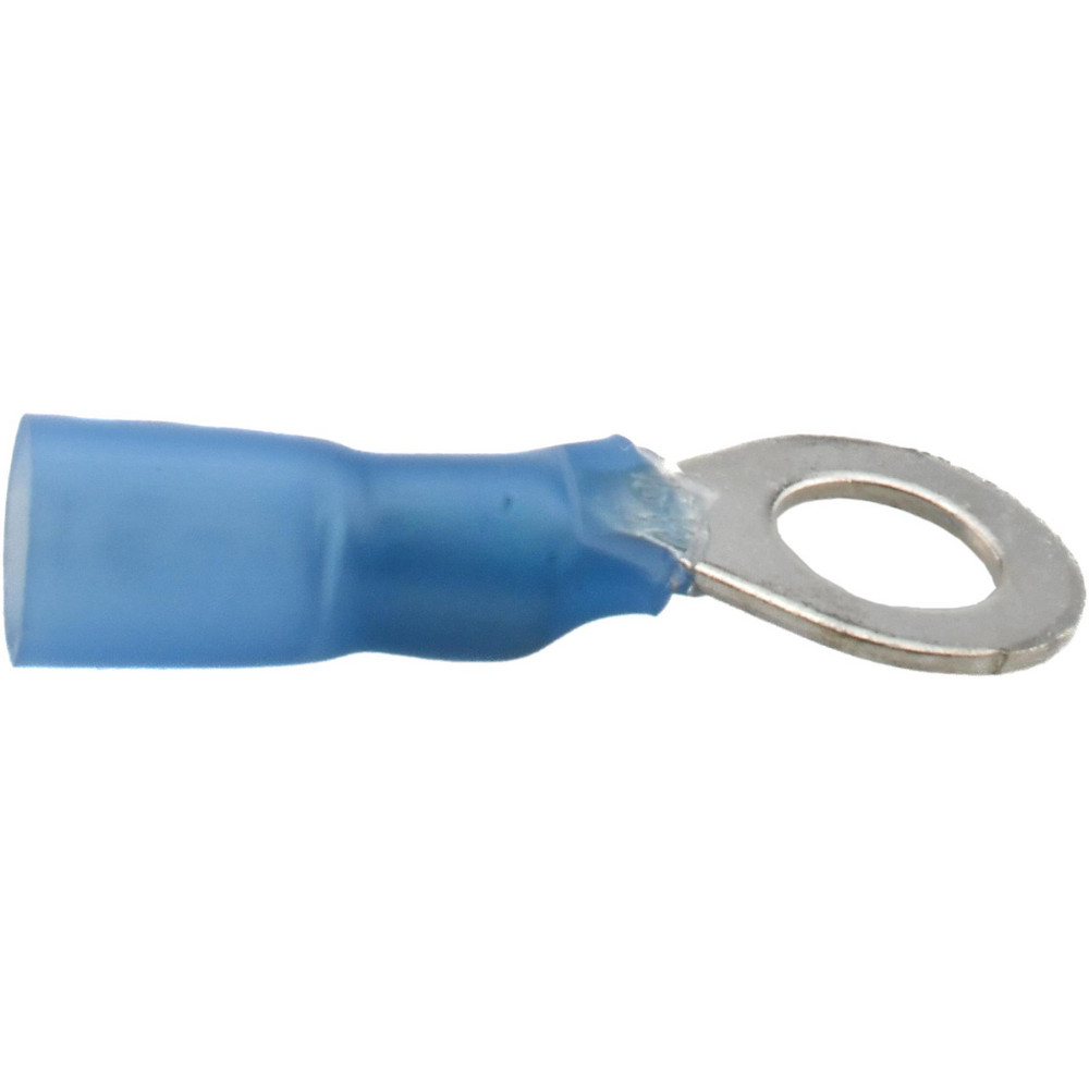 3M Circular Ring Terminal: Partially Insulated, 16 to 14 AWG, Crimp Connection - 7010397418