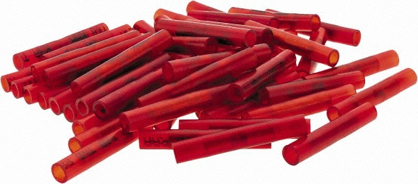 Value Collection Butt Splice Terminal: Crimp-On, Red, 8 AWG Min, 8 AWG Max, Fully Insulated, Vinyl - BVT8
