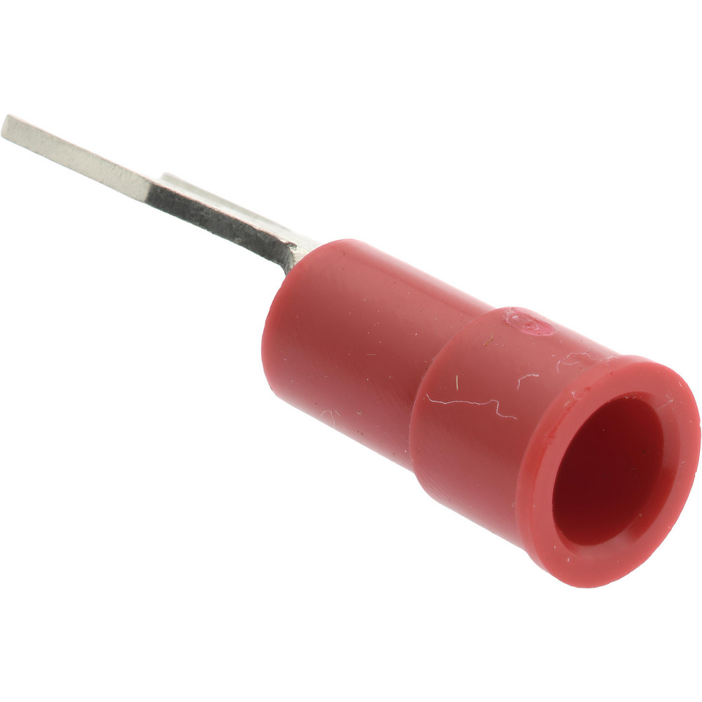 Value Collection Standard Fork Terminal: Red, Vinyl, Partially Insulated, #10 Stud - ZSVYS1-5
