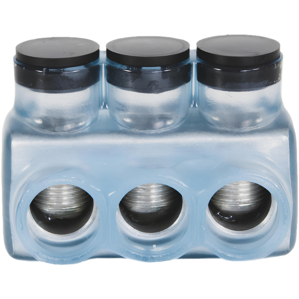 NSI Industries Push-In Wire Connectors: Connector Type: Tap; Compatible Wire Size (AWG): 350 kcmil, 6 AWG; Number Of Ports: 5; Overall Length: 5.55 - IPLD350-5C