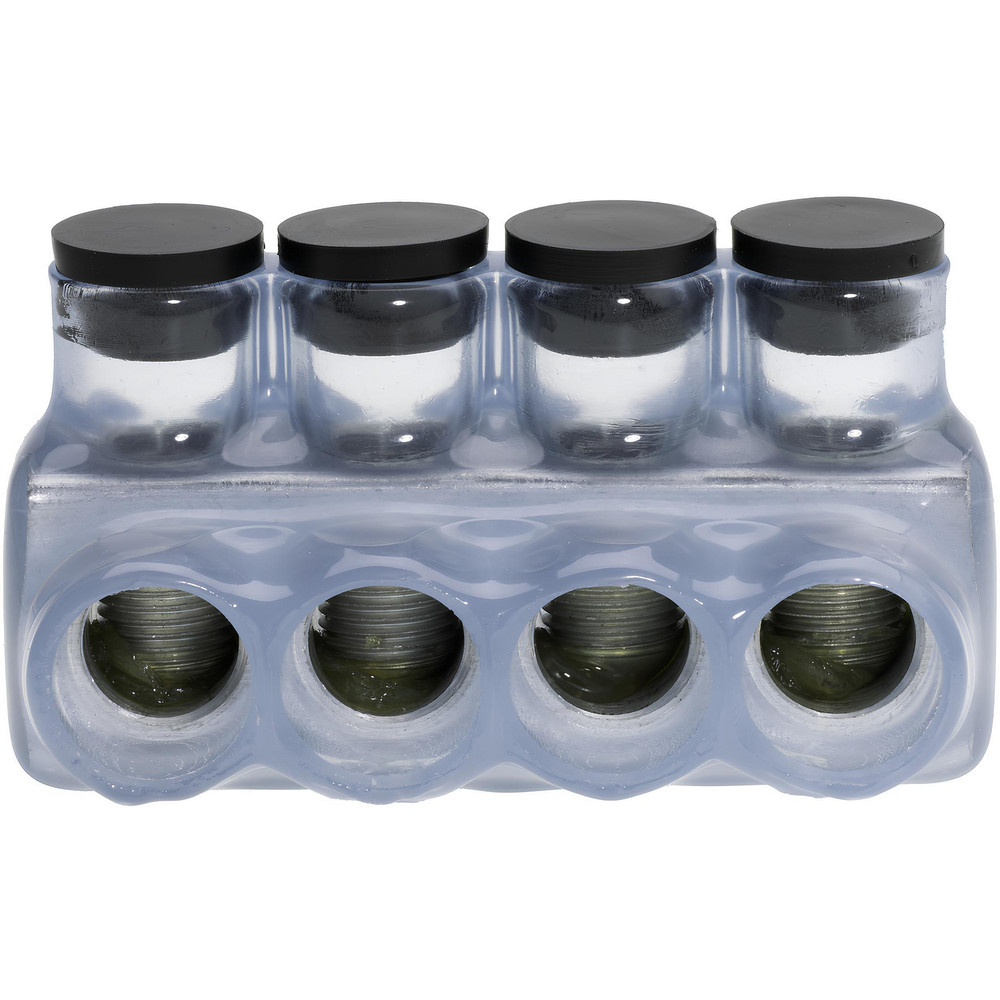 NSI Industries Push-In Wire Connectors: Connector Type: Tap; Compatible Wire Size (AWG): 350 kcmil, 6 AWG; Number Of Ports: 5; Overall Length: 5.55 - IPLD350-5C