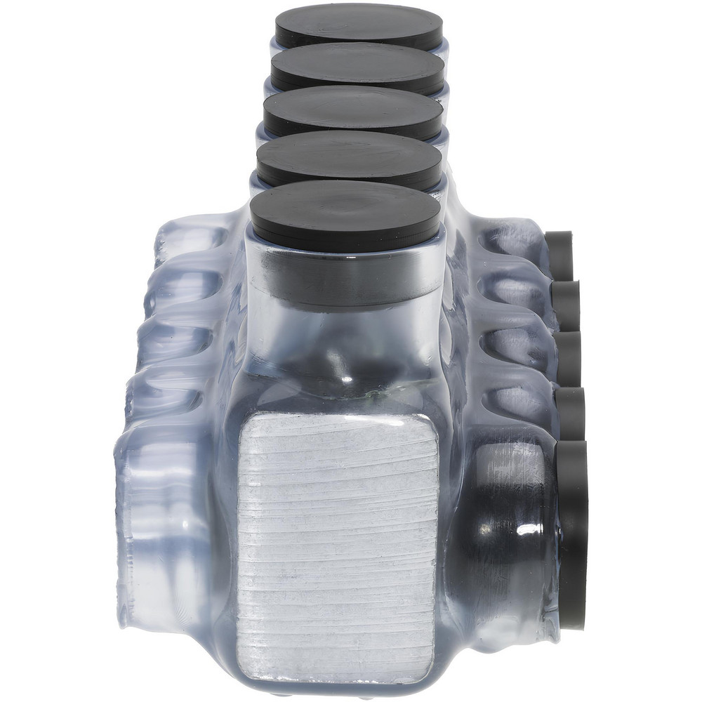 NSI Industries Push-In Wire Connectors: Connector Type: Tap; Compatible Wire Size (AWG): 350 kcmil, 6 AWG; Number Of Ports: 5; Overall Length: 5.55 - IPLD350-5C