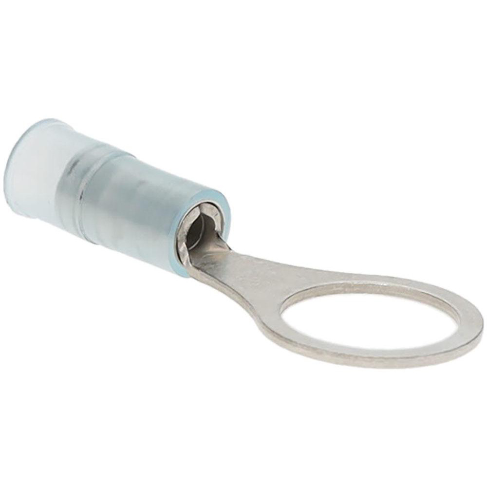3M Circular Ring Terminal: Partially Insulated, 16 to 14 AWG, Crimp Connection - 7000133386