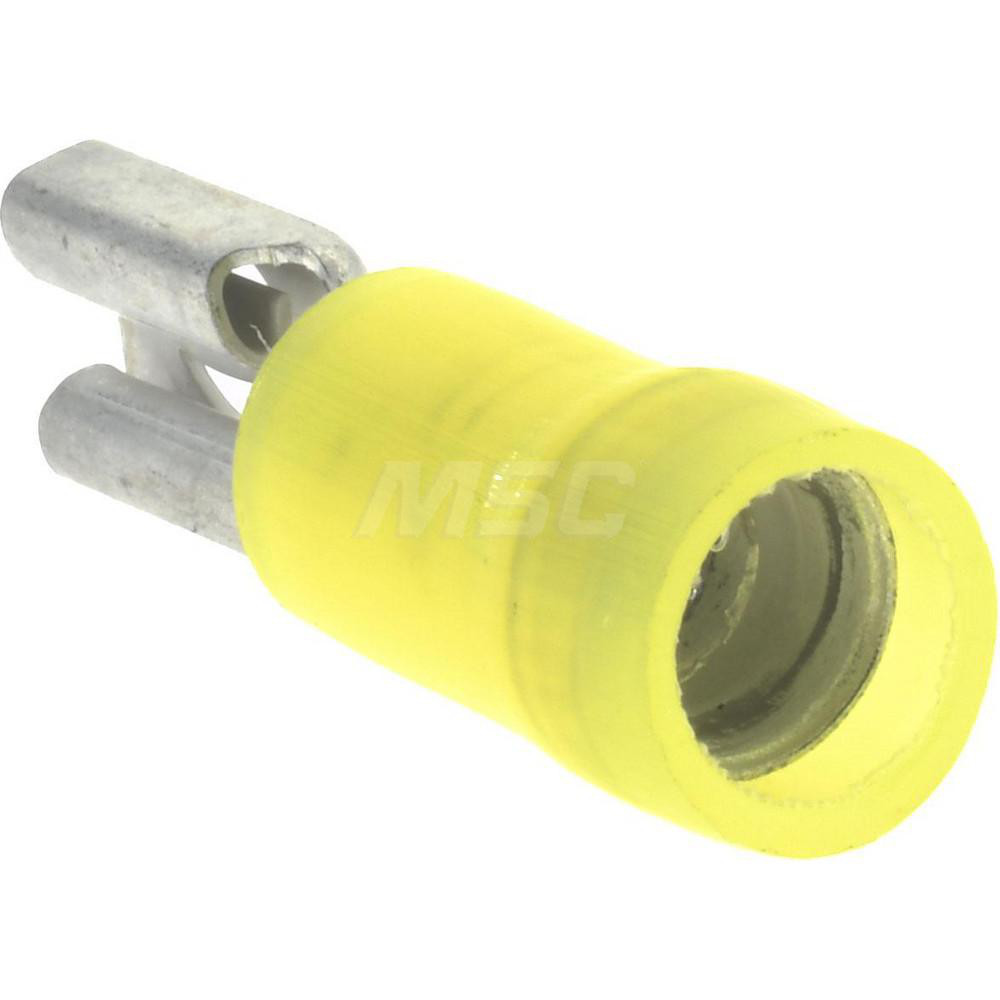 Value Collection Wire Disconnect: Female, Yellow, Nylon, 12-10 AWG, 1/4" Tab Width - BD-18392