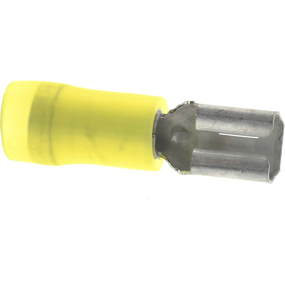 Value Collection Wire Disconnect: Female, Yellow, Nylon, 12-10 AWG, 1/4" Tab Width - BD-18392