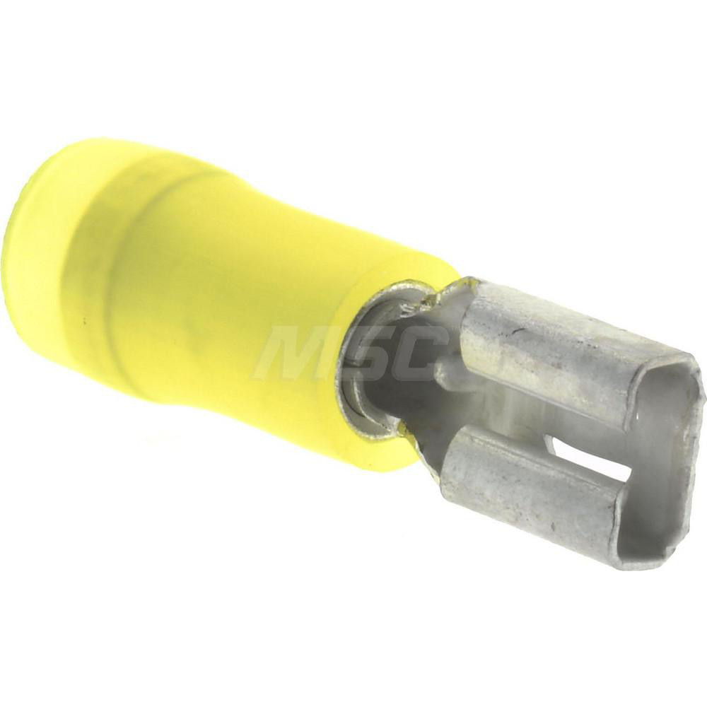 Value Collection Wire Disconnect: Female, Yellow, Nylon, 12-10 AWG, 1/4" Tab Width - BD-18392