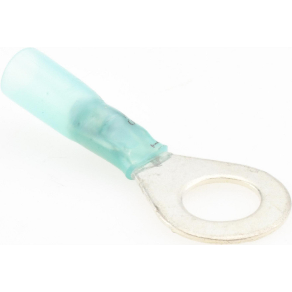 Value Collection Square Ring Terminal: Non-Insulated, 1 AWG, Crimp Connection - BD-17215