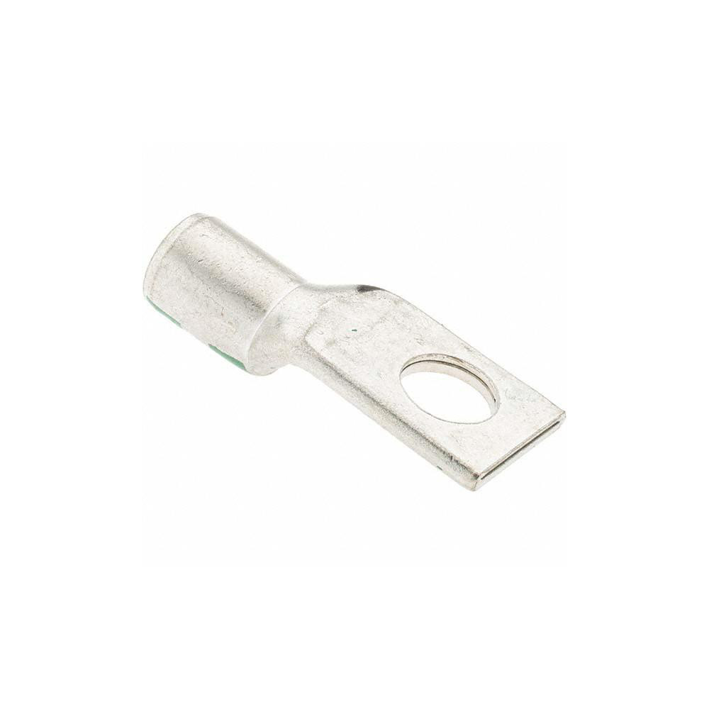 Value Collection Square Ring Terminal: Non-Insulated, 1 AWG, Crimp Connection - BD-17215
