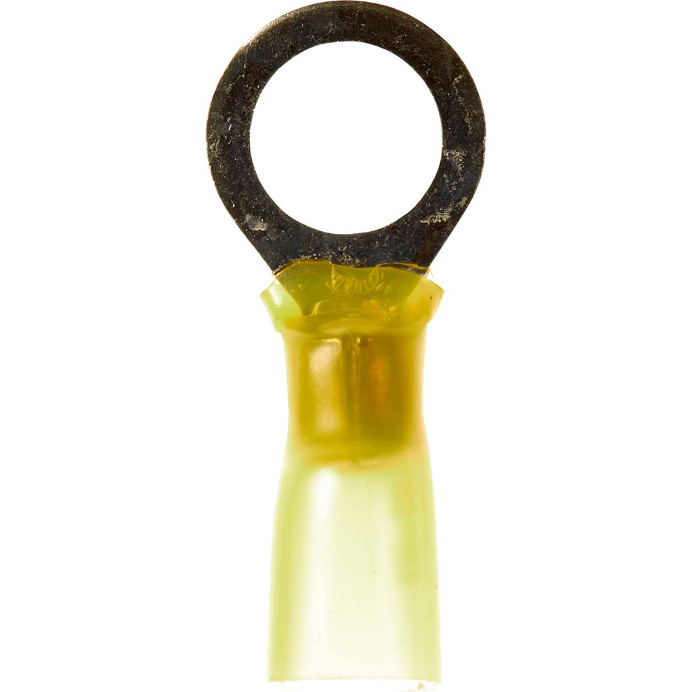 Value Collection Square Ring Terminal: Non-Insulated, 1 AWG, Crimp Connection - BD-17215