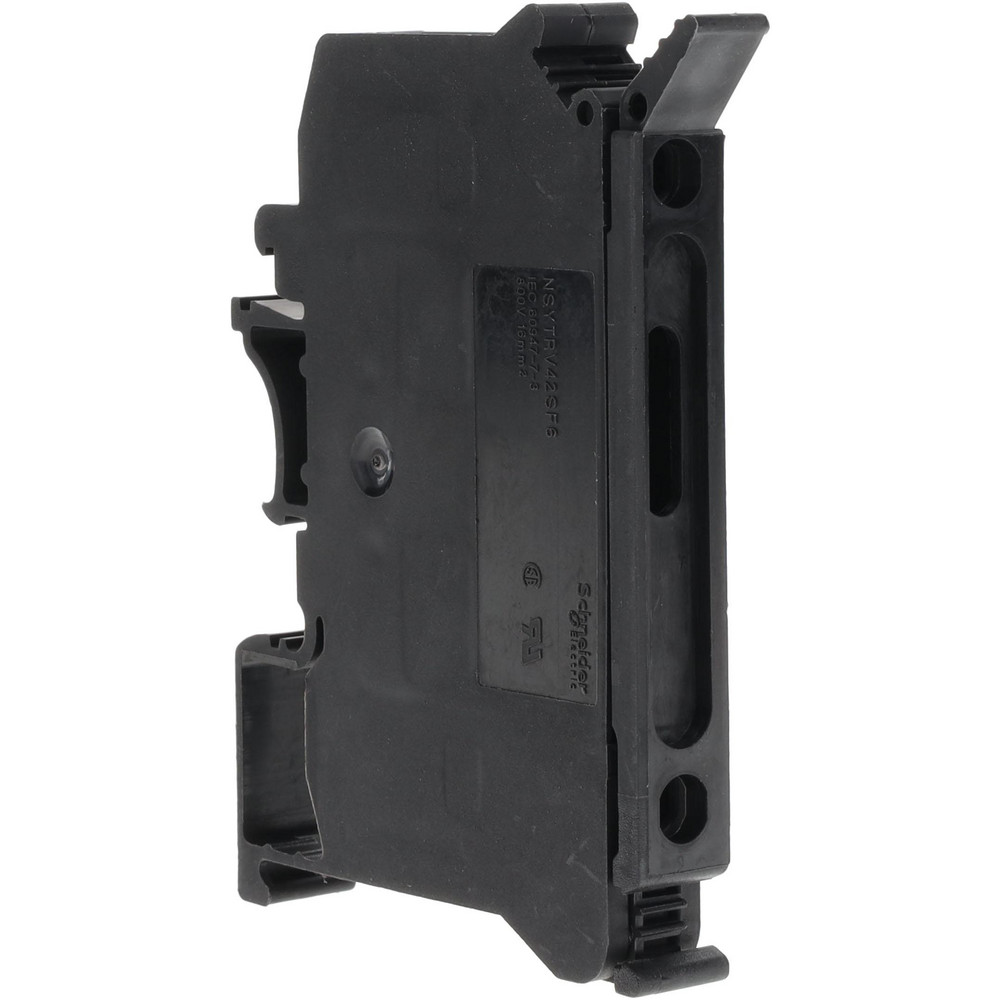 Value Collection Square Ring Terminal: Non-Insulated, 1 AWG, Crimp Connection - BD-17215