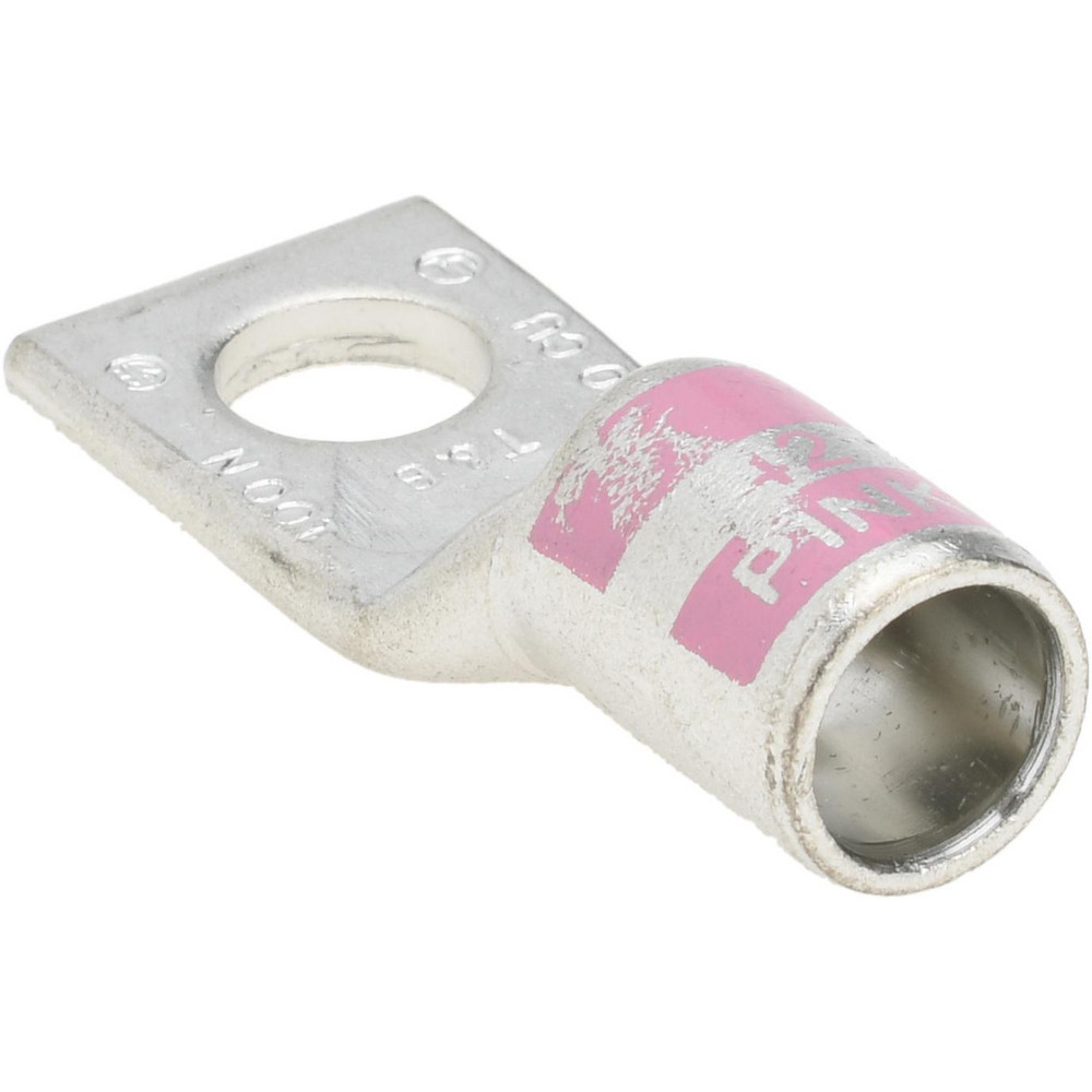 Value Collection Square Ring Terminal: Non-Insulated, 1 AWG, Crimp Connection - BD-17215