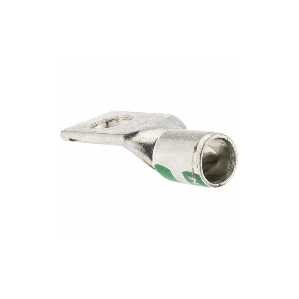 Value Collection Square Ring Terminal: Non-Insulated, 1 AWG, Crimp Connection - BD-17215