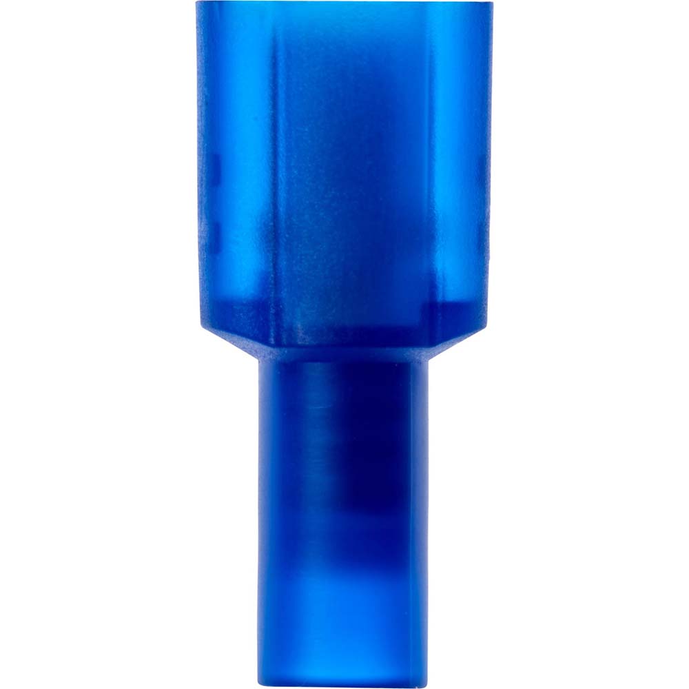 3M Wire Disconnect: Female, Blue, Vinyl, 16-14 AWG, 1/4" Tab Width - 7010349260
