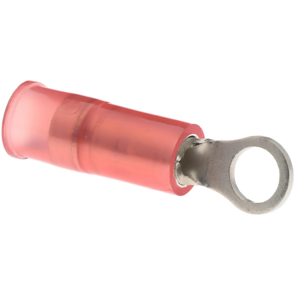Value Collection Hook Ring Terminal: Partially Insulated, 22 to 16 AWG, Crimp Connection - ZHNYD1-3.7-25PK