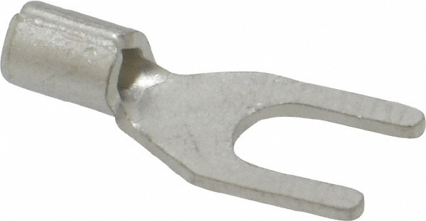 Ideal Standard Fork Terminal: Yellow, Vinyl, Partially Insulated, #1/4" Stud, Crimp - 83-7231