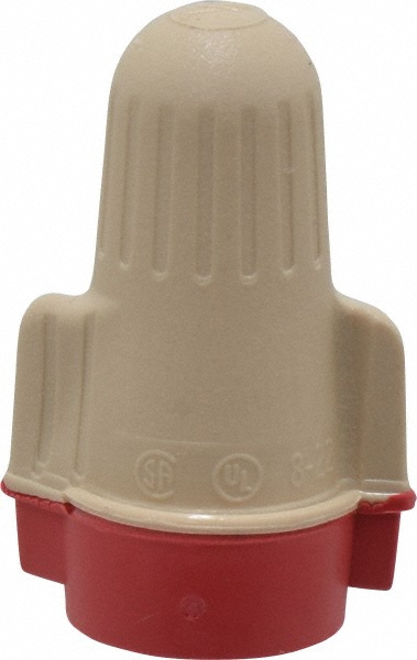 3M Wing Twist-On Wire Connector: Red & Tan, Flame-Retardant, 2 AWG - 7100019140