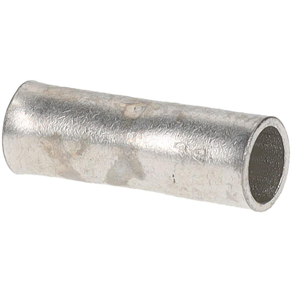 Thomas & Betts Butt Splice Terminal: Crimp-On, Pink, 0 (1/0) AWG Min, 0 (1/0) AWG Max, Non-Insulated - 54809