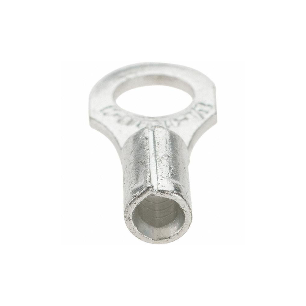 Value Collection D Shaped Ring Terminal: Non-Insulated, 18 to 14 AWG, Crimp Connection - BD--18611-10
