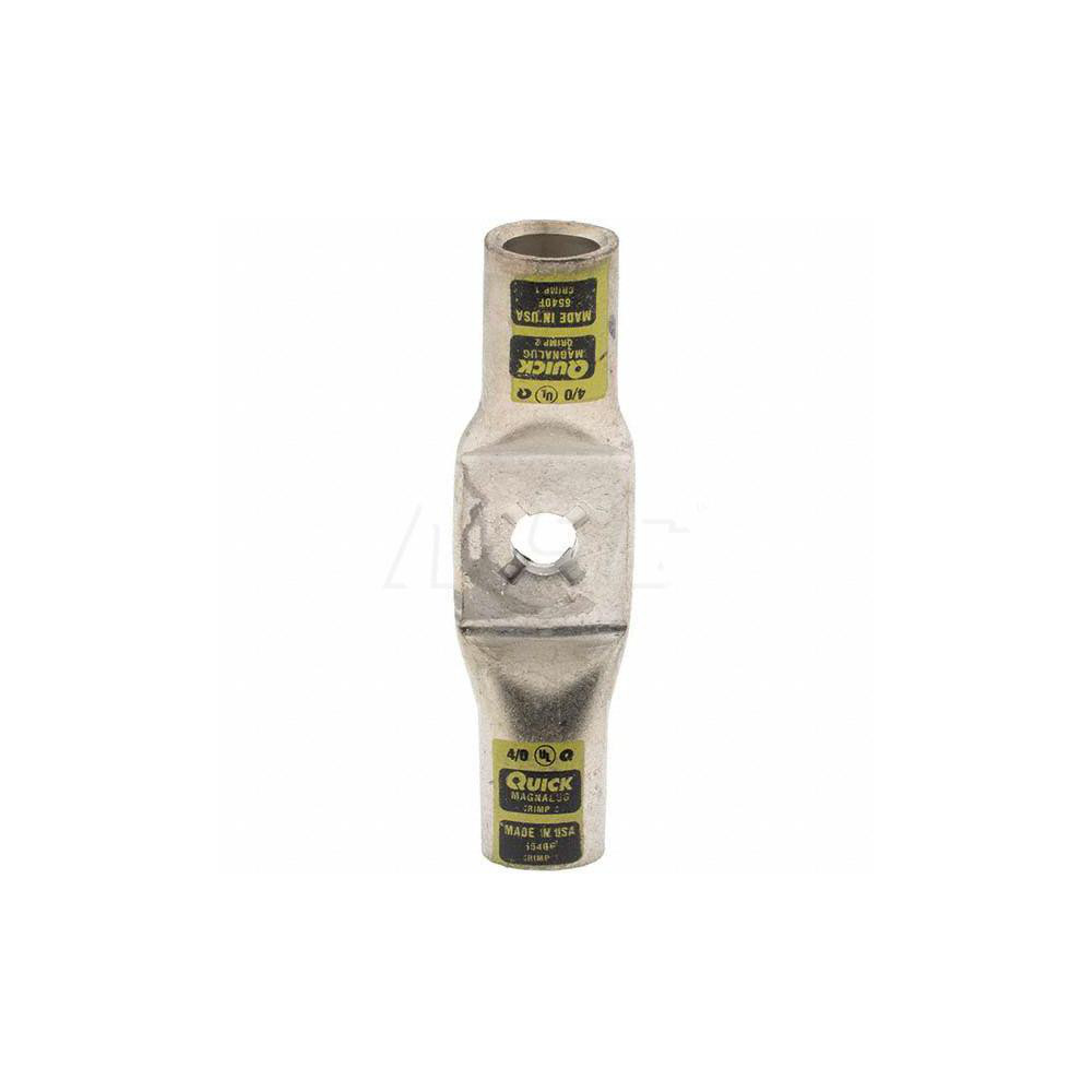 Made in USA Closed Eyelet Ring Terminal: Non-Insulated, 4/0 AWG, Crimp Connection - 6540-781-005F
