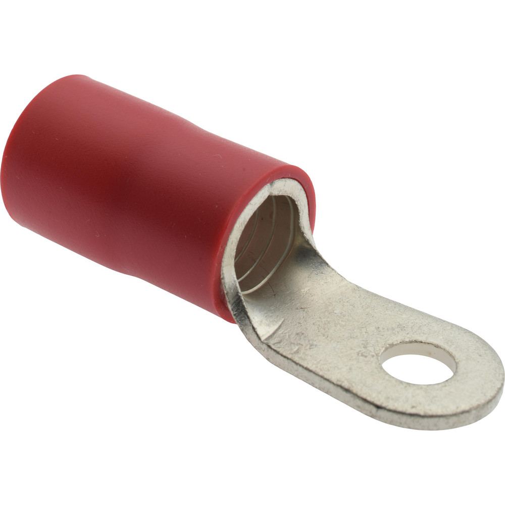 Value Collection Circular Ring Terminal: Partially Insulated, 2 AWG, Crimp Connection - RVBS38-6