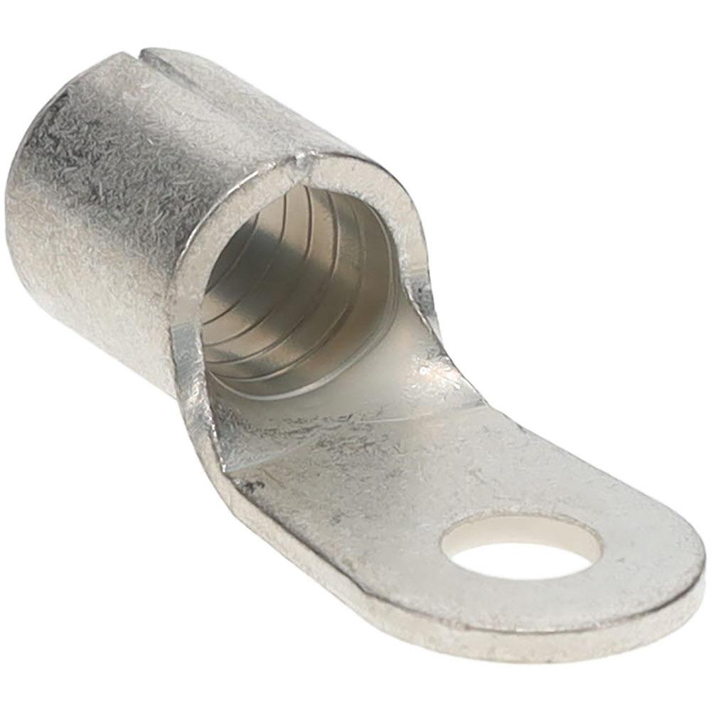 Value Collection Circular Ring Terminal: Partially Insulated, 2 AWG, Crimp Connection - RVBS38-6