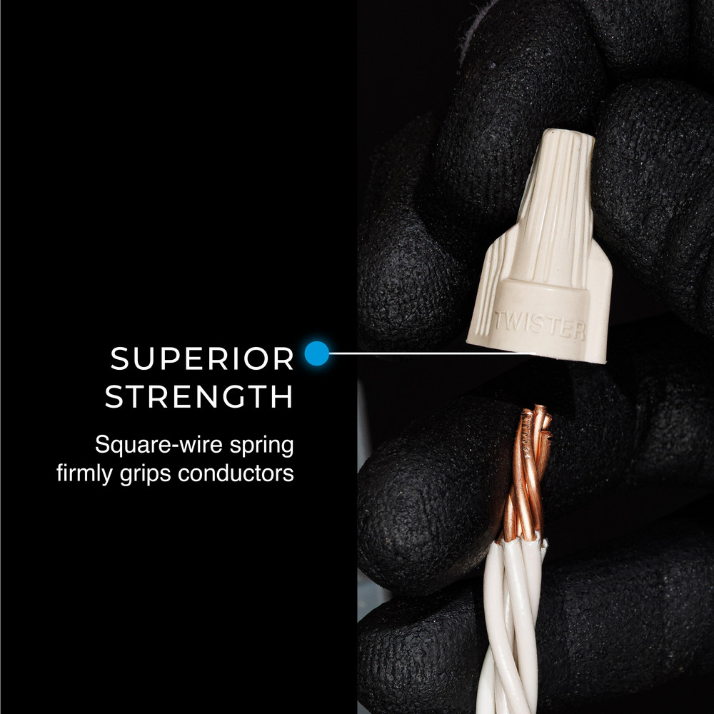 Ideal 341 TAN 500/PK TWIST-ON WIRE CONNECTORS - 30-641