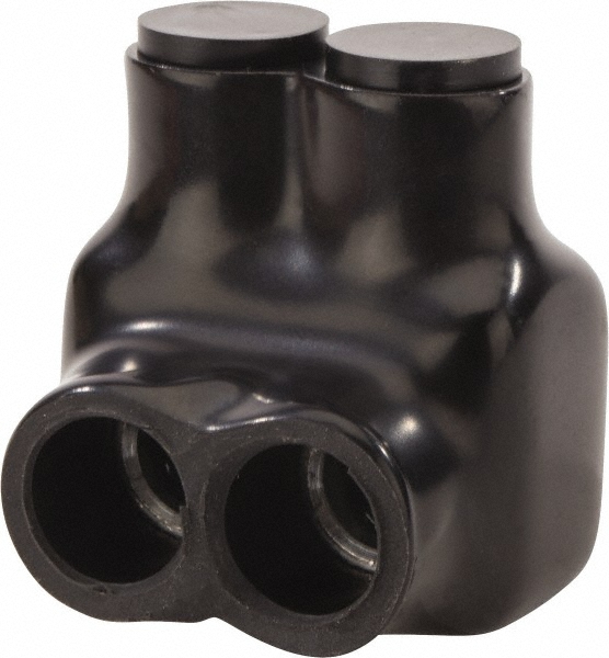 Value Collection 8 (Solid)/8 (Strand) to 2 (Solid)/4 (Strand) AWG, Aluminum & Copper Wire Compatible, Copper Alloy, Hex Split Bolt Connector - BD-B10305