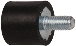3M Standard Fork Terminal: Yellow, Vinyl, Partially Insulated, #8 Stud, Crimp - 7010349252