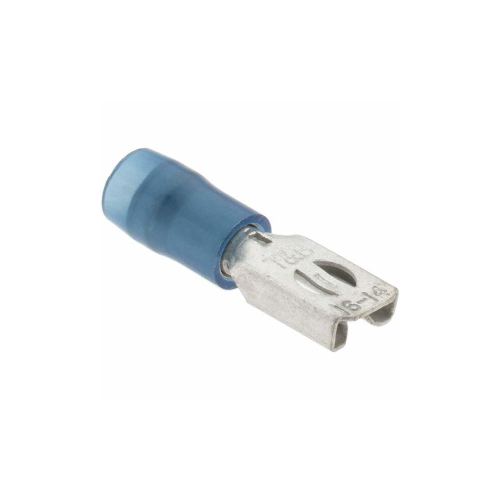 Value Collection Wire Disconnect: Female, Blue, Nylon, 16-14 AWG, 1/4" Tab Width - BD-18391