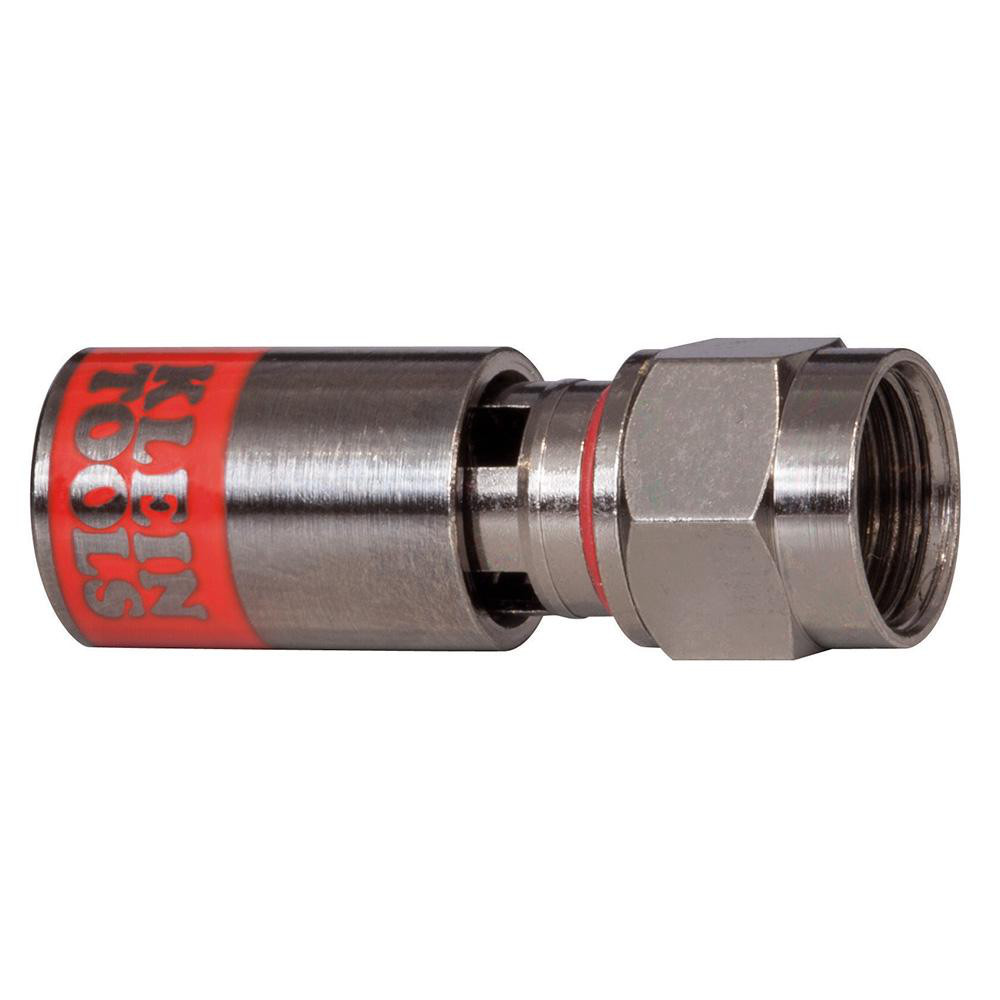 Hubbell Wiring Device-Kellems Coaxial Connectors: Connector Type: F; Termination Method: Compression; Compatible Coaxial Type: RG6; Impedance (Ohms): 100 - SFFEX