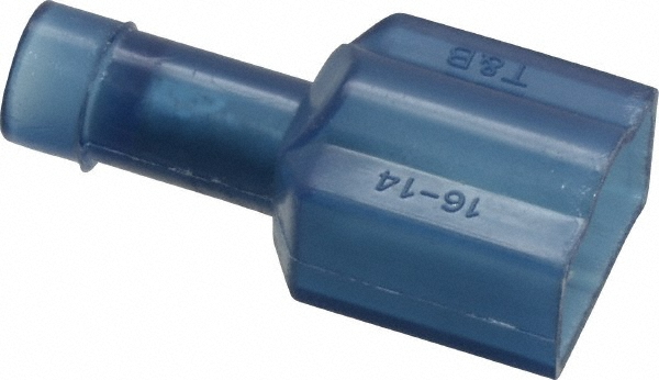 Value Collection Wire Disconnect: Male, Blue, 16-14 AWG, 0.187" Tab Width - BD-C414224