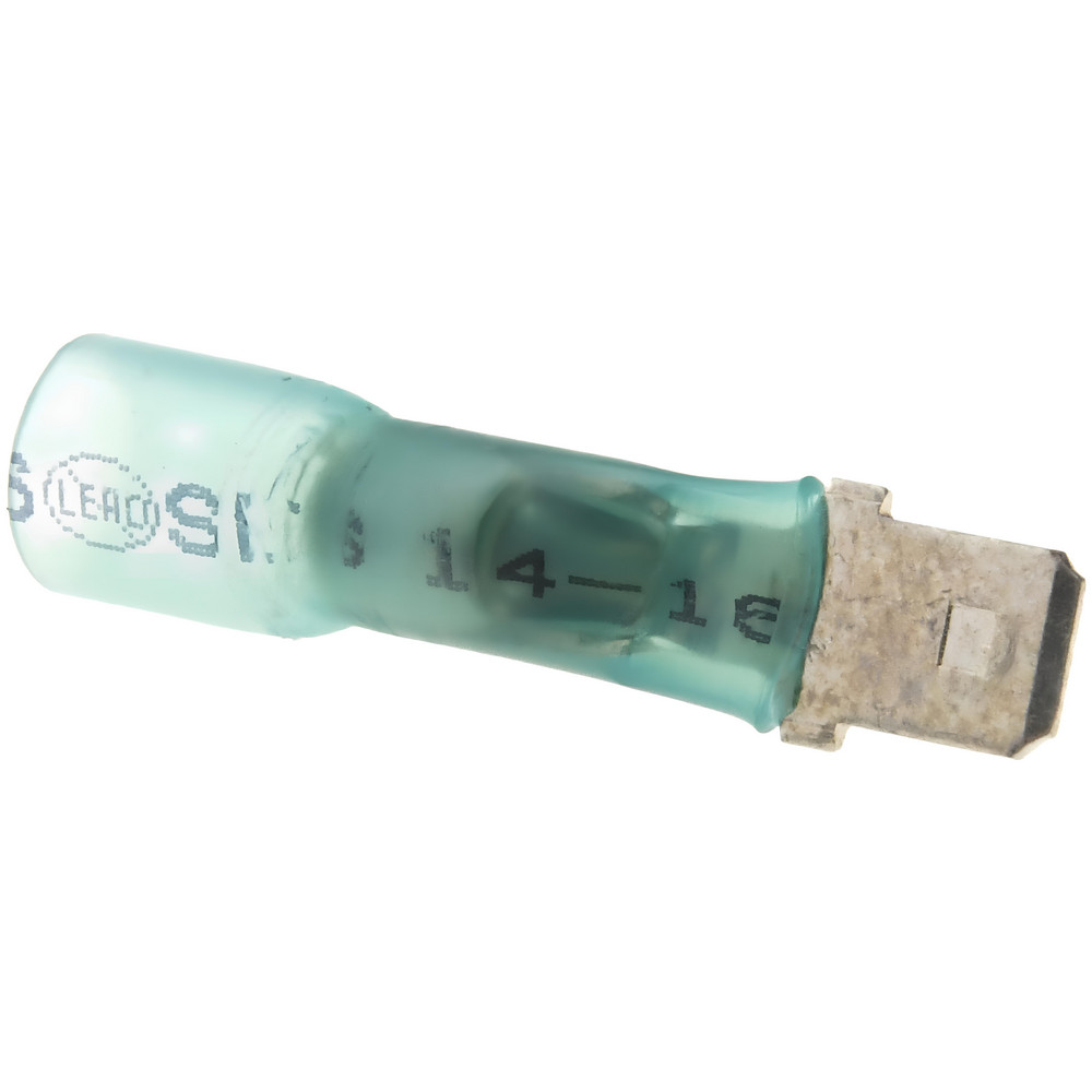 Made in USA 1/4" Wide, Heat Shrink & Polyolefin Insulation, Male Tab Terminal - MSC-23776-LF