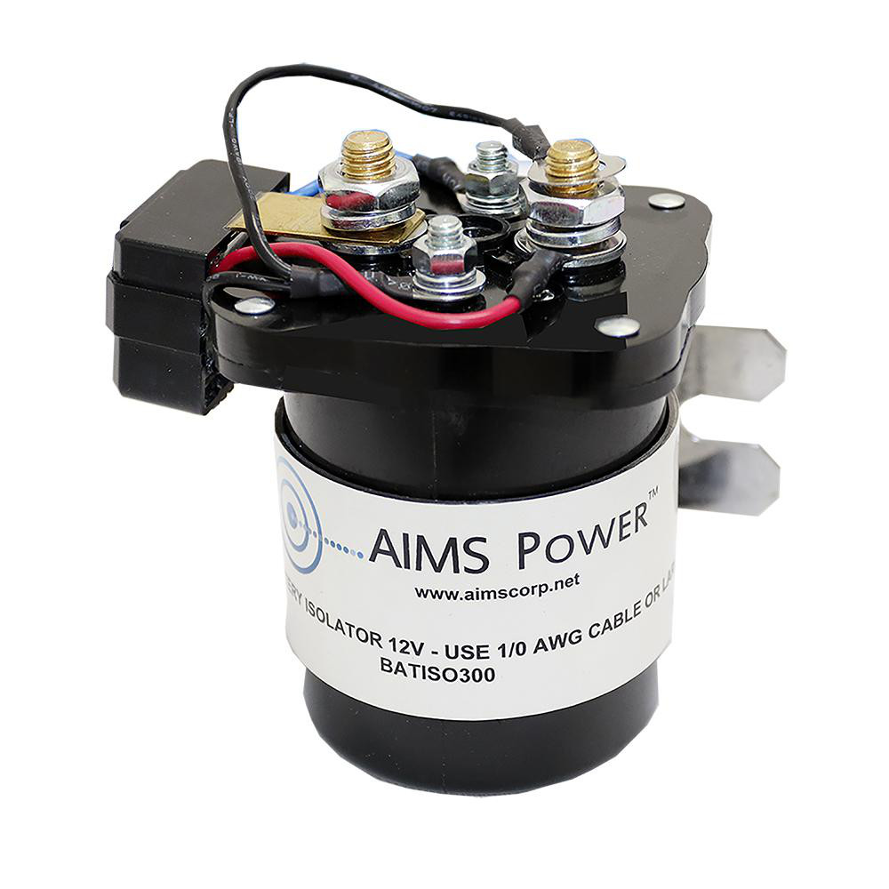 Aims Power Battery Connector Accessories: For Use With: Works with 12 V battery systems; Amperage: 300.0000; Voltage: 12.00 - BATISO300