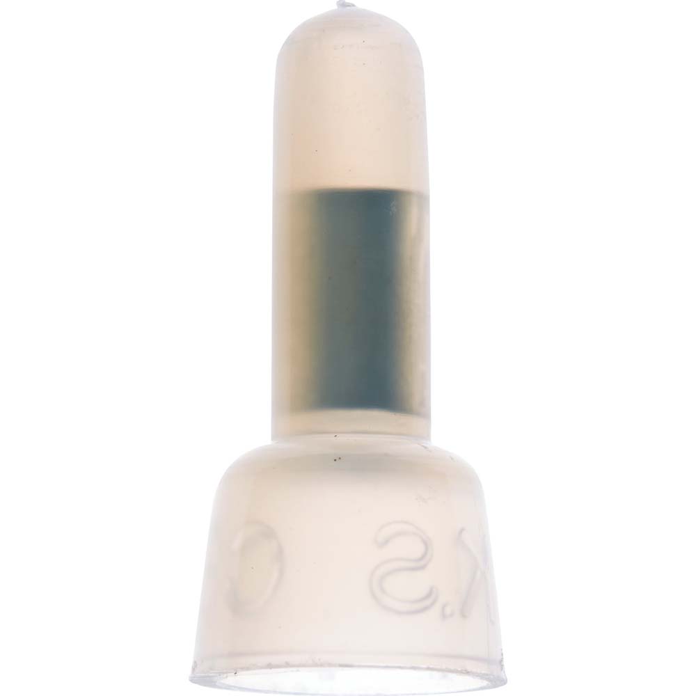 Thomas & Betts Butt Splice Terminal: Crimp-On, Red, 8 AWG Min, 8 AWG Max, Non-Insulated - 54504