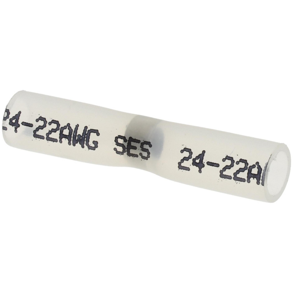Thomas & Betts Butt Splice Terminal: Crimp-On, Red, 8 AWG Min, 8 AWG Max, Non-Insulated - 54504