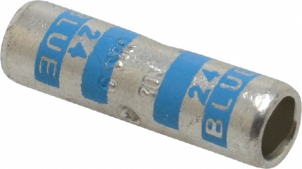 Thomas & Betts Butt Splice Terminal: Crimp-On, Red, 8 AWG Min, 8 AWG Max, Non-Insulated - 54504