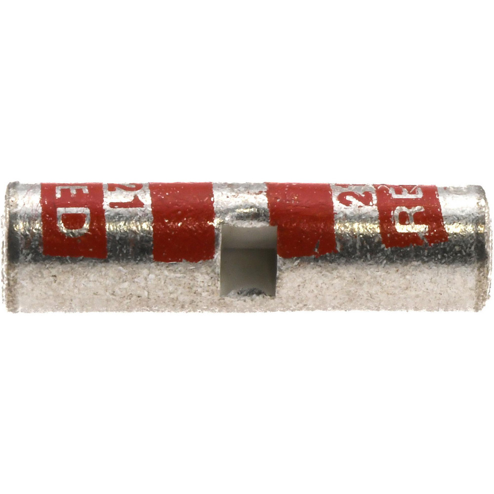Thomas & Betts Butt Splice Terminal: Crimp-On, Red, 8 AWG Min, 8 AWG Max, Non-Insulated - 54504