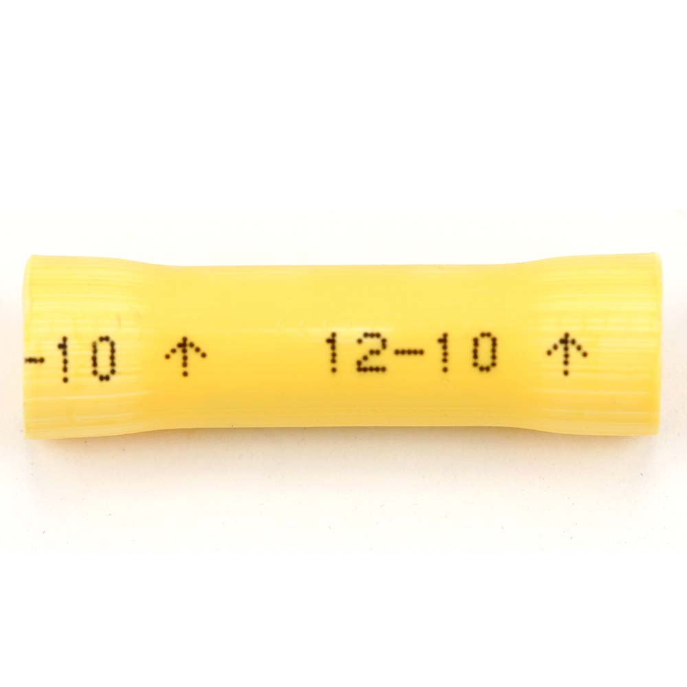 Thomas & Betts Butt Splice Terminal: Crimp-On, Red, 8 AWG Min, 8 AWG Max, Non-Insulated - 54504