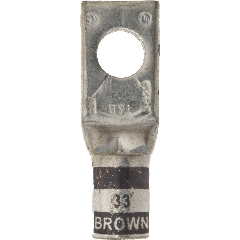 Thomas & Betts Square Ring Terminal: Non-Insulated, 2/0 to 4/0 AWG, Compression Connection - 31011
