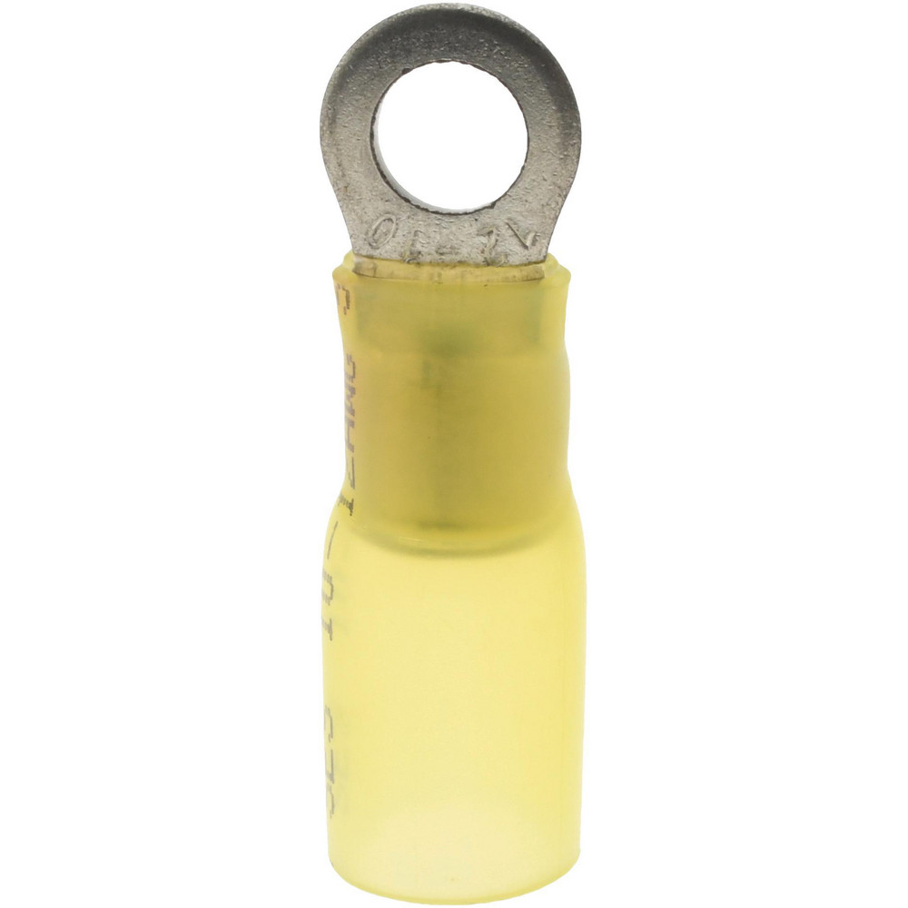 Thomas & Betts Circular Ring Terminal: Partially Insulated, 12 to 10 AWG, Crimp Connection - TV10-14R-XV