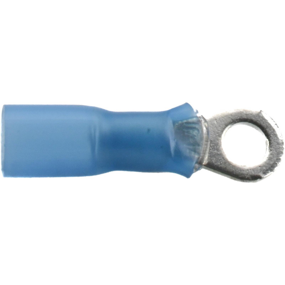 3M Circular Ring Terminal: Partially Insulated, 16 to 14 AWG, Crimp Connection - 7010397419