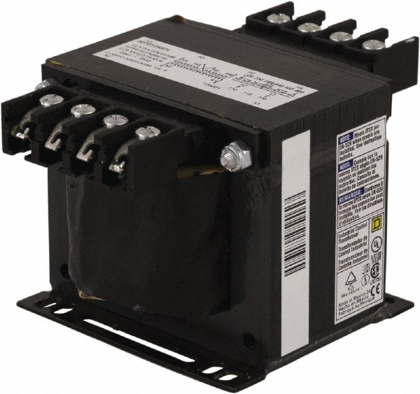 Square D 1 Phase, 350 VA, Top Mount Fuse Block Control Transformer - 9070TF350D20