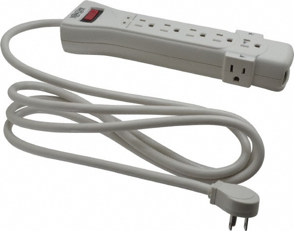 innovera 7 Outlets, 120 Volts, 15 Amps, 6' Cord, Surge Power Outlet Strip - IVR71654