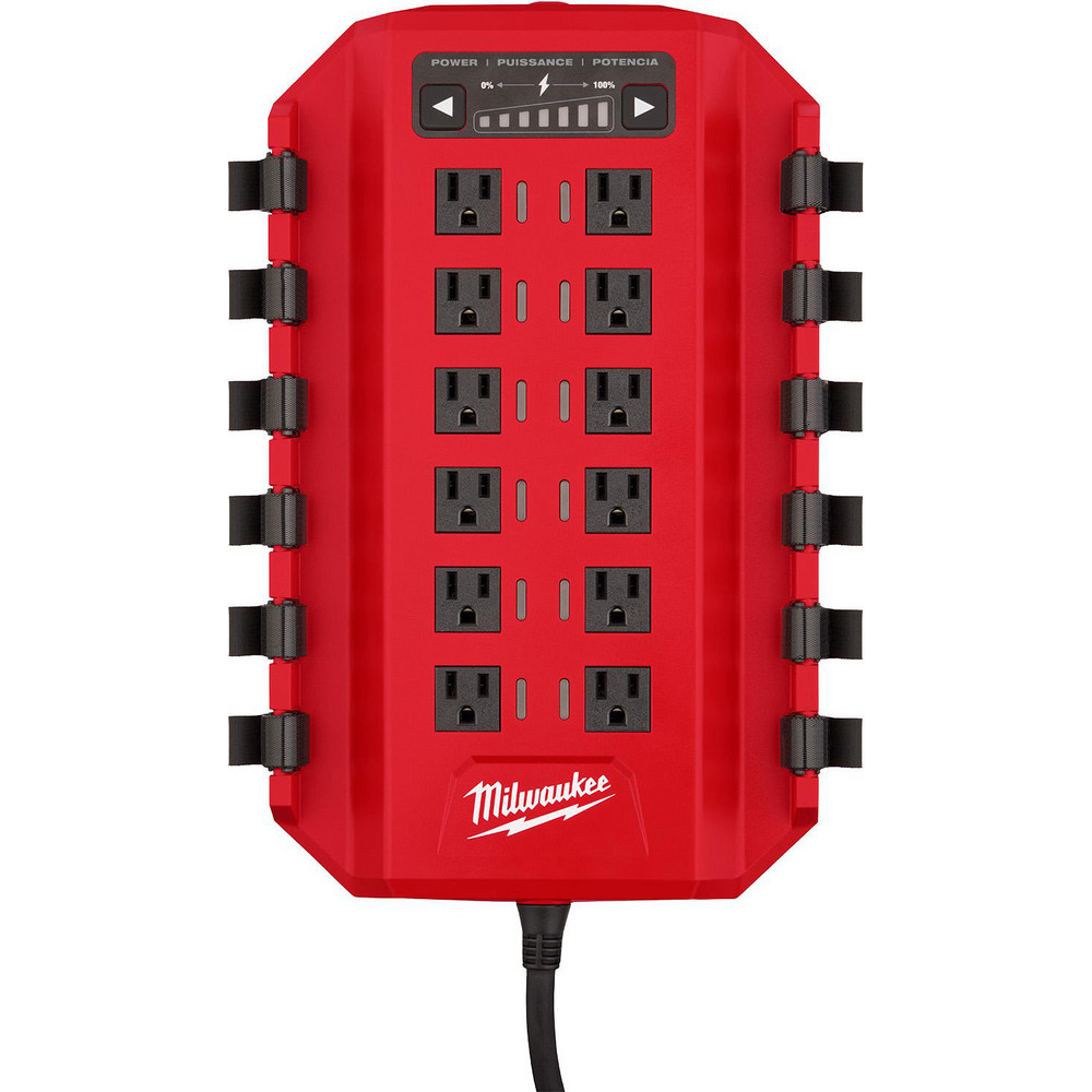Milwaukee Tool Power Outlet Strips: Amperage: 15.0000; Voltage: 120 V - 3333-15A