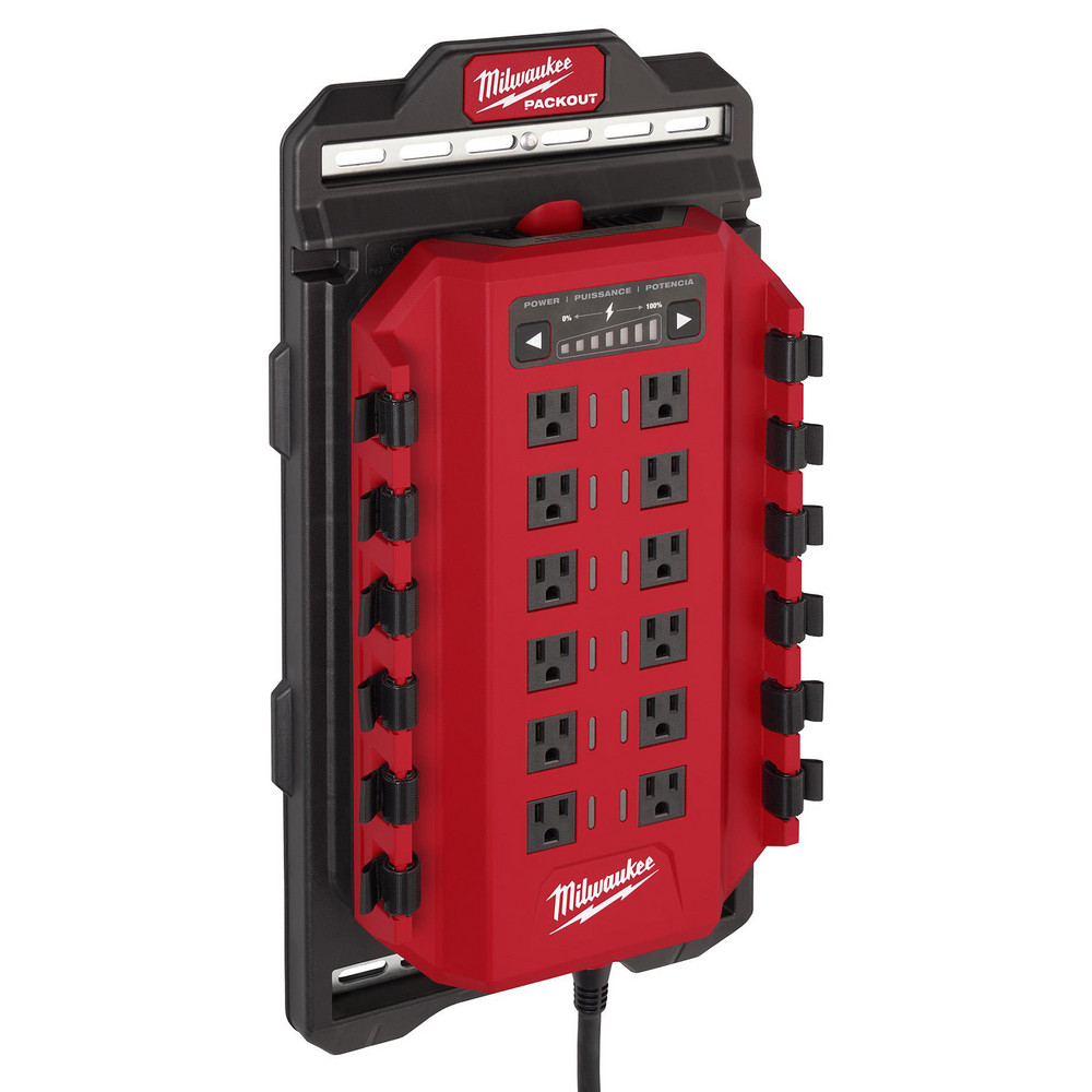 Milwaukee Tool Power Outlet Strips: Amperage: 15.0000; Voltage: 120 V - 3333-15A
