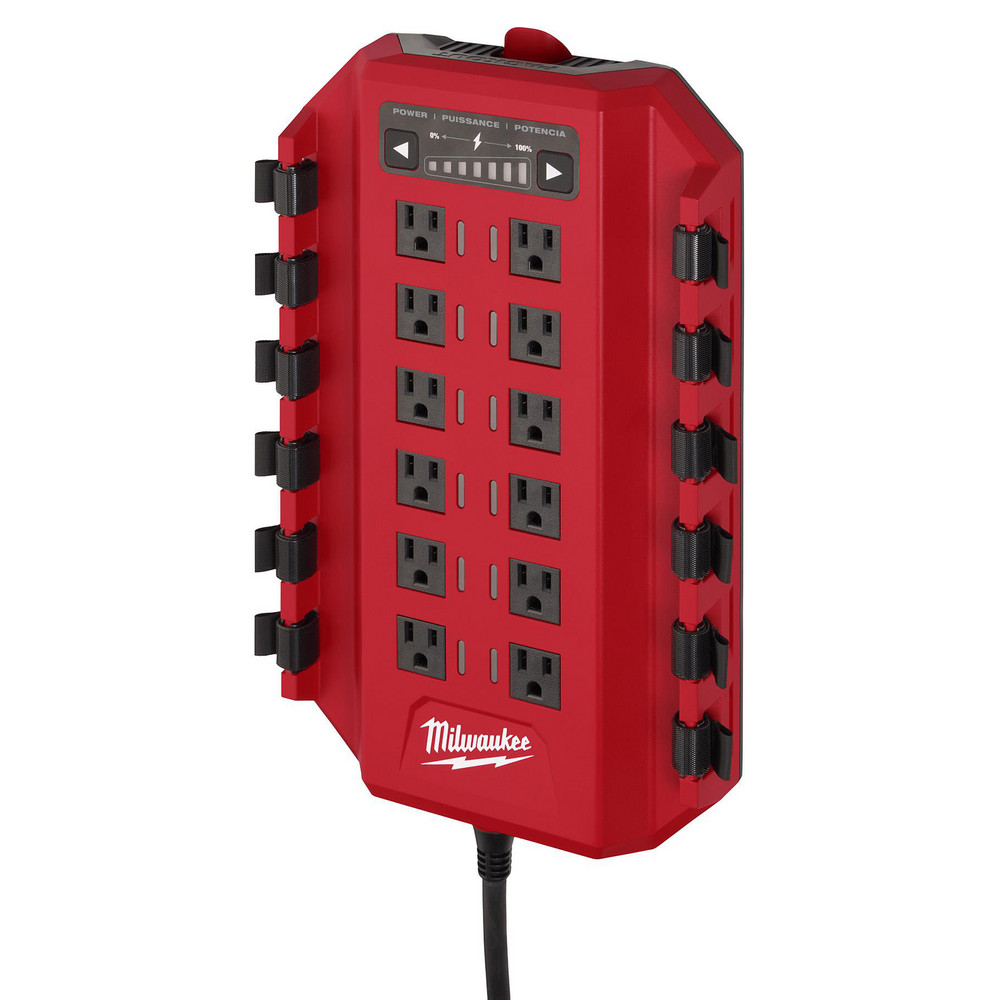 Milwaukee Tool Power Outlet Strips: Amperage: 15.0000; Voltage: 120 V - 3333-15A