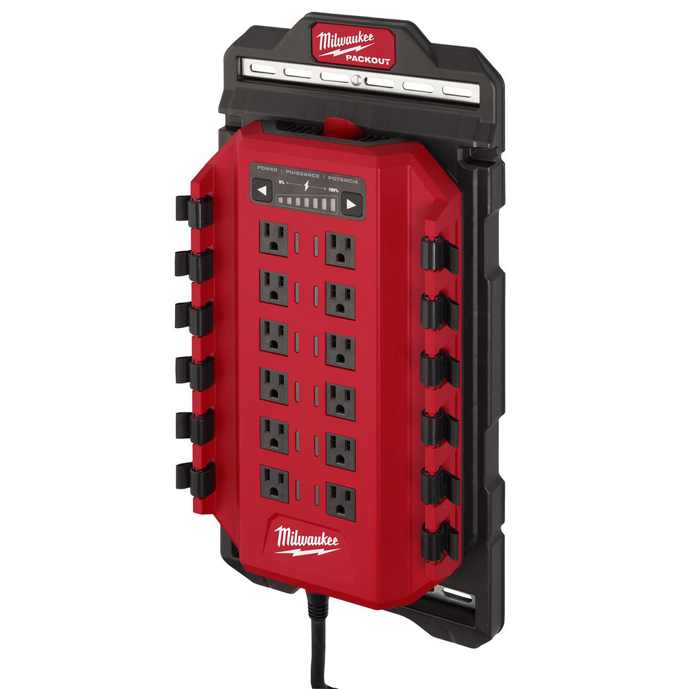 Milwaukee Tool Power Outlet Strips: Amperage: 15.0000; Voltage: 120 V - 3333-15A